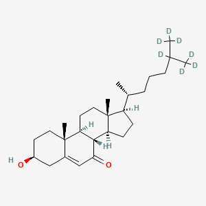 Chemical structure of 7-keto Cholesterol-d7