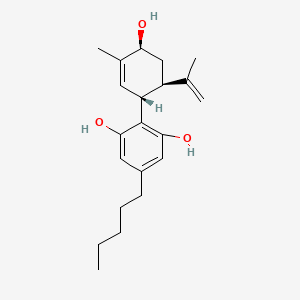 Chemical structure of 6alpha-Hydroxycannabidiol