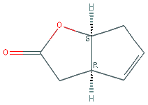 Chemical structure of (-)-G-Lactone