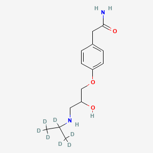 Chemical structure of (±)-Atenolol-d7