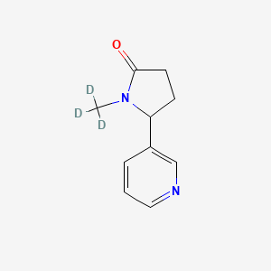 Chemical structure of (±)-Cotinine-d3