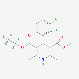 Chemical structure of Felodipine-d5