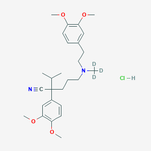 Chemical structure of Verapamil-d3 Hydrochloride