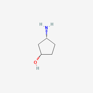 Chemical structure of (1S,3R)-3-Aminocyclopentanol