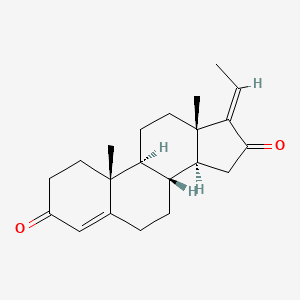 Chemical structure of E-Guggulsterone