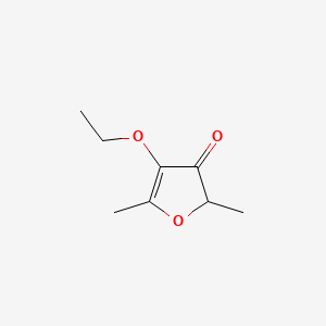 Chemical structure of (R)-3-Oxo-cyclopentaneacetic acid methyl ester