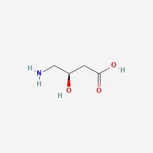 Chemical structure of (R)-4-Amino-3-hydroxybutyric Acid