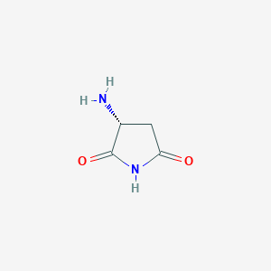 Chemical structure of (R)-Aspartimide