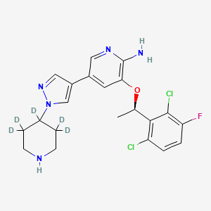 Chemical structure of Crizotinib-d5