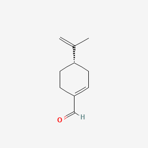 Chemical structure of Perillaldehyde, (-)-