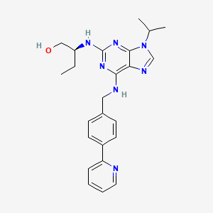 Chemical structure of (S)-CR8