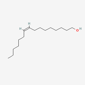 Chemical structure of (Z)-9-Hexadecenol