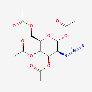 Chemical structure of 1,3,4,6-Tetra-O-acetyl-2-azido-2-deoxy-α-D-Mannopyranose