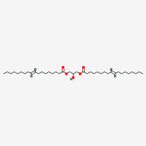 Chemical structure of 1,3-Dielaidin