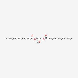 Chemical structure of Ditridecanoin