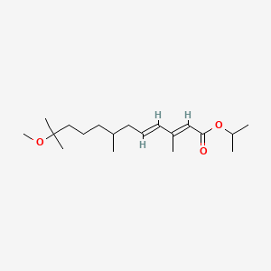 Chemical structure of 10(E),12(Z)-Conjugated Linoleic Acid methyl ester-d7