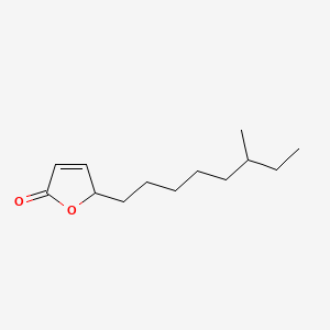 Chemical structure of 10-Methyldodec-2-en-4-olide
