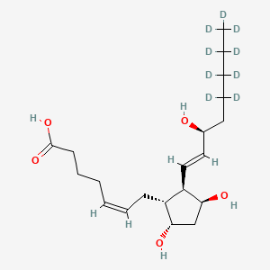 Chemical structure of 11β-Prostaglandin F2α-d9