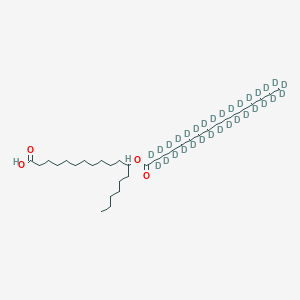 Chemical structure of 12-PAHSA-d31