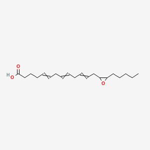 Chemical structure of 14S(15R)-EET