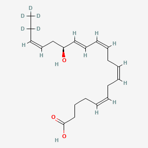 Chemical structure of 15(S)-HEPE-d5