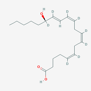 Chemical structure of 15(S)-HETE-d8