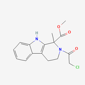 Chemical structure of 16F16