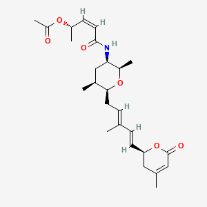 Chemical structure of 17-phenyl trinor Prostaglandin F2α glycinamide methyl ester