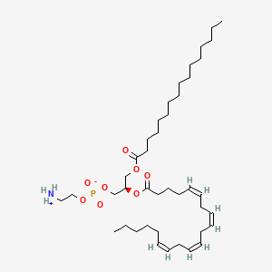 Chemical structure of 1-Palmitoyl-2-Arachidonoyl-sn-glycero-3-PE