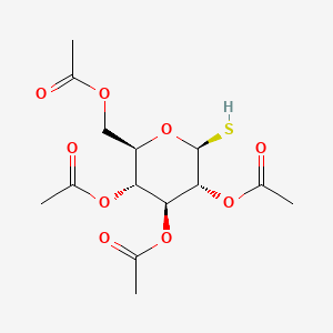 Chemical structure of 1-thio-β-D-Glucose Tetraacetate