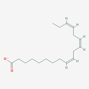 Chemical structure of 2,3-dinor-6-keto Prostaglandin F1α-d9 (sodium salt)