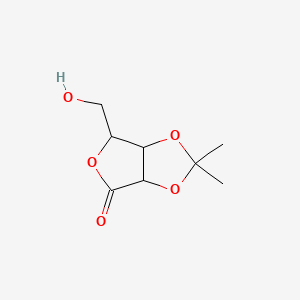 Chemical structure of 2,3-Isopropylidene-D-ribonolactone