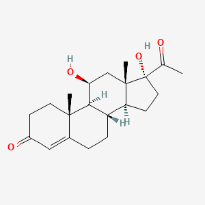 Chemical structure of 21-Deoxycortisol