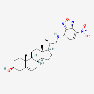 Chemical structure of 22-NBD Cholesterol