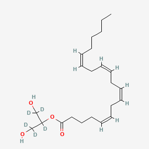 Chemical structure of 2-Arachidonoyl Glycerol-d5