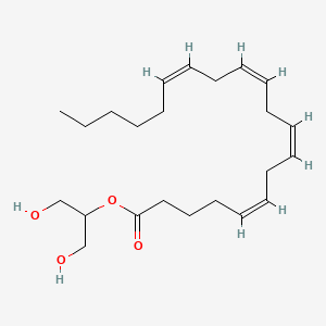 Chemical structure of 2-Arachidonoyl Glycerol-d8