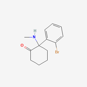 Chemical structure of 2-Bromodeschloroketamine