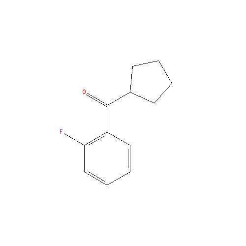 Chemical structure of 2-Fluorophenyl Cyclopentyl Ketone
