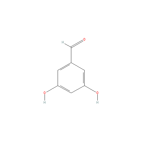 Chemical structure of 3,5-Dihydroxybenzaldehyde