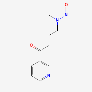Chemical structure of 4-(Methylnitrosamino)-1-(3-pyridyl)-1-butanone