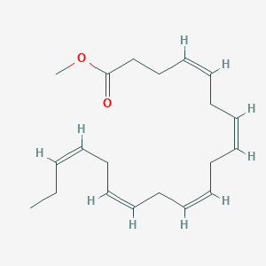 Chemical structure of 4(Z),7(Z),10(Z),13(Z),16(Z)-Nonadecapentaenoic Acid methyl ester
