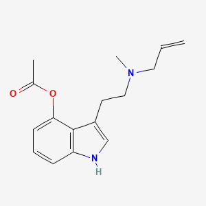 Chemical structure of 4-acetoxy MALT
