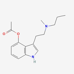 Chemical structure of 4-acetoxy MPT
