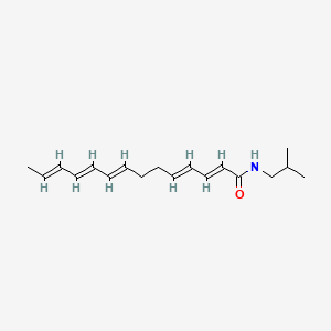 Chemical structure of 4-hydroxymethyl PCP (hydrochloride)