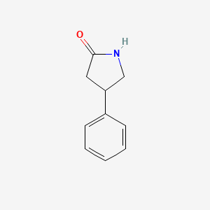 Chemical structure of 4-Phenyl-2-pyrrolidinone