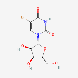Chemical structure of 5-Bromouridine