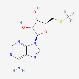 Chemical structure of 5'-Deoxy-5'-methylthioadenosine-d3
