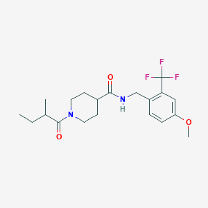 Chemical structure of 5-fluoro MDMB-PICA metabolite 7-d5
