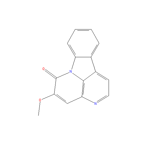 Chemical structure of 5-Methoxycanthinone