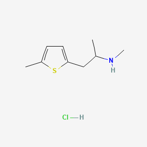Chemical structure of 5-MMPA (hydrochloride)